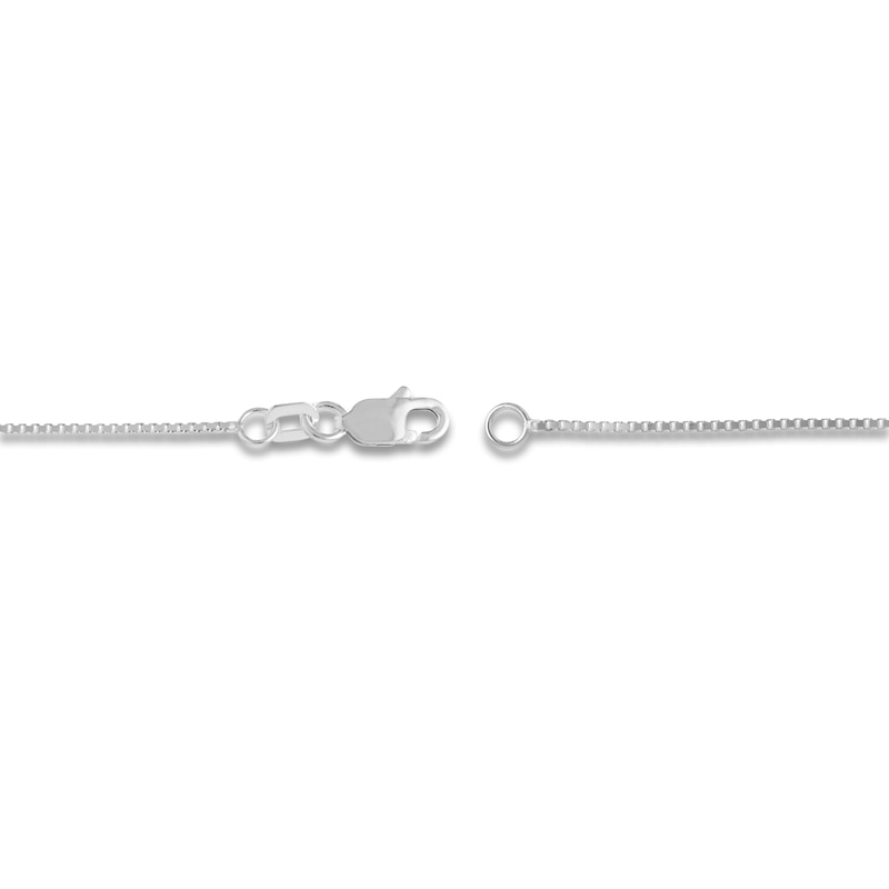 Solid Box Chain 14K Yellow Gold 18" Length 0.5mm
