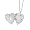 Thumbnail Image 1 of Heart Lock Locket Sterling Silver 18"