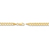 Thumbnail Image 2 of 24" Solid Curb Chain 14K Yellow Gold Appx. 4.95mm