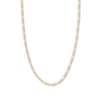 Thumbnail Image 0 of 20" Solid Figaro Chain Necklace 14K Yellow Gold Appx. 3.2mm