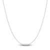 Thumbnail Image 0 of Hollow Rope Necklace 14K White Gold 30 Length 2.4mm