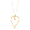 Thumbnail Image 1 of Italia D'Oro Heart Pendant Necklace 14K Yellow Gold 18"