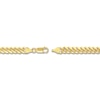 Thumbnail Image 2 of Solid Miami Curb Link Necklace 14K Yellow Gold 26" 6.45mm