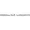Thumbnail Image 2 of Solid Open Curb Necklace 14K White Gold 24" 2.7mm