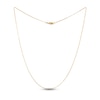 Thumbnail Image 0 of Solid Paperclip Necklace 14K Yellow Gold 24" 1.3mm