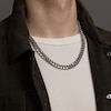 Thumbnail Image 2 of 1933 by Esquire Solid Cuban Link Chain Necklace Sterling Silver 22" 10mm