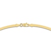 Thumbnail Image 2 of Solid Herringbone Chain Necklace 14K Yellow Gold 16" 2.7mm