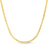 Thumbnail Image 0 of Solid Herringbone Chain Necklace 14K Yellow Gold 16" 5.1mm