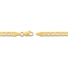 Thumbnail Image 2 of Solid Mariner Chain Necklace 14K Yellow Gold 18" 3.7mm