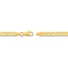 Thumbnail Image 2 of Solid Mariner Chain Necklace 14K Yellow Gold 22" 3.7mm