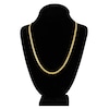 Thumbnail Image 3 of Solid Mariner Chain Necklace 14K Yellow Gold 22" 3.7mm