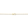 Thumbnail Image 2 of Solid Figaro Chain Necklace 14K Yellow Gold 24" 1.3mm
