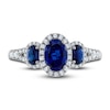 Thumbnail Image 2 of Vera Wang WISH Natural Blue Sapphire Ring 3/8 ct tw Round 10K White Gold
