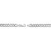 Thumbnail Image 1 of Solid Cuban Link Chain Bracelet 14K White Gold 8.5"