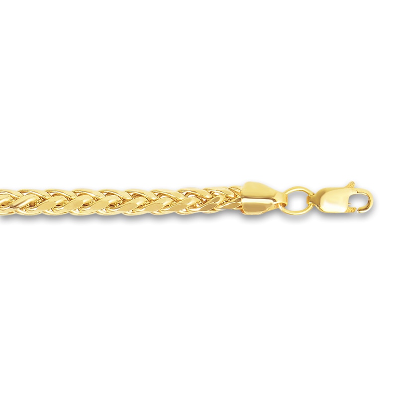 Diamond-Cut Franco Chain Bracelet 14K Yellow Gold 8"