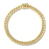 Thumbnail Image 0 of Semi-Solid Miami Cuban Link Bracelet 14K Yellow Gold 8.5"