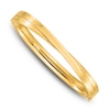 Thumbnail Image 0 of Bypass Hinged Bangle Bracelet 14K Yellow Gold 7"