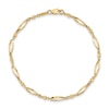 Thumbnail Image 0 of Diamond-Cut Polished Anklet 14K Yellow Gold 9"