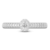 Thumbnail Image 2 of Diamond Promise Ring 3/8 ct tw Oval/Round 14K White Gold