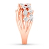 Thumbnail Image 2 of Diamond Ring 1 ct tw Round/Marquise 14K Rose Gold