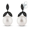 Thumbnail Image 1 of Pnina Tornai Freshwater Cultured Pearl & Black Diamond Earrings 1/3 ct tw 14K White Gold