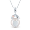 Thumbnail Image 2 of Pnina Tornai Freshwater Cultured Pearl & Diamond Pendant Necklace 1/6 ct tw 14K White Gold