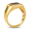 Thumbnail Image 1 of Le Vian Men's Chocolate Diamond Ring 1 ct tw Round 14K Honey Gold