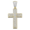 Thumbnail Image 0 of Men's Diamond Cross Charm 1 ct tw 10K Yellow Gold