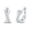 Thumbnail Image 0 of Shy Creation Diamond Huggie Earrings 1/5 ct tw Round 14K White Gold SC22007274V2