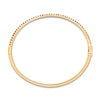 Thumbnail Image 1 of Kallati Round-Cut Multi-Sapphire Bangle Bracelet 1/20 ct tw Diamonds 14K Yellow Gold