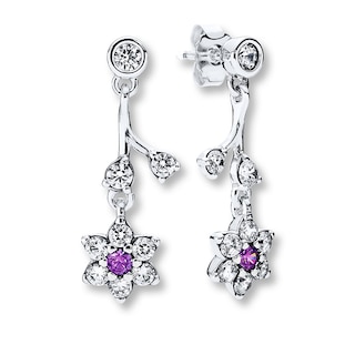 Pandora Dangle Earrings Forget Me Not Sterling Silver Jared Pandora Dangle Earrings Forget Me Not Sterling Silver Jared