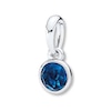 Thumbnail Image 0 of PANDORA Necklace Charm December Droplet Sterling Silver - No Returns or Exchanges