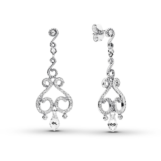 Pandora Drop Earrings Swirling Chandeliers Sterling Silver Jared Pandora Drop Earrings Swirling Chandeliers Sterling Silver Jared