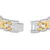 Thumbnail Image 2 of Men's Link Bracelet 1/2 ct tw Diamonds Stainless Steel 8.25"