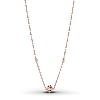 Pandora Rose 17 7 Necklace Love Knots Jared - Pandora Jewelry Pendants Pandora Rose 17 7 Necklace Love Knots Jared - Pandora Jewelry Pendants
