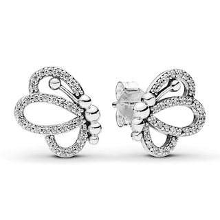 Pandora Earrings Erfly Outlines Sterling Silver Jared Pandora Earrings Erfly Outlines Sterling Silver Jared