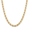 Thumbnail Image 0 of Solid Diamond-Cut Rope Chain Necklace 14K Yellow Gold 22" 8.0mm