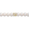 Thumbnail Image 1 of Y-Knot Freshwater Cultured Pearl Bracelet 1/10 ct tw Diamonds 14K Yellow Gold 7.5"