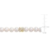 Thumbnail Image 2 of Y-Knot Freshwater Cultured Pearl Bracelet 1/10 ct tw Diamonds 14K Yellow Gold 7.5"