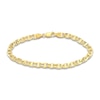 Thumbnail Image 1 of Mariner & Serpentine Chain Bracelet Set 14K Yellow Gold 7.5"