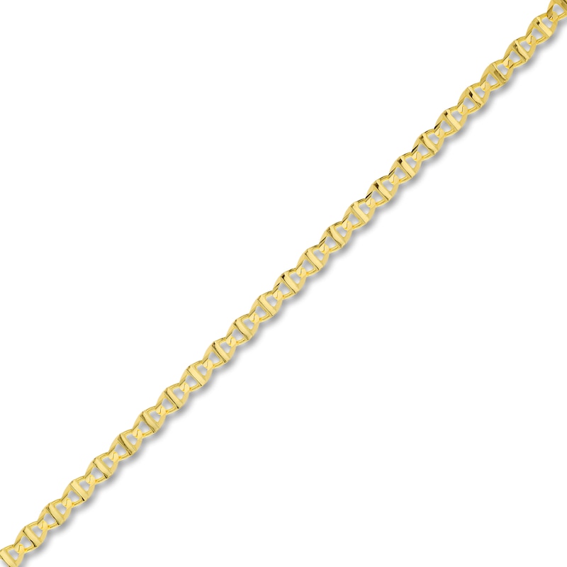 Mariner & Serpentine Chain Bracelet Set 14K Yellow Gold 7.5"
