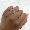 Thumbnail Image 3 of Shy Creation Natural Emerald Ring 1/4 ct tw Diamonds 14K White Gold SC22005158