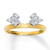 Thumbnail Image 0 of Previously Owned Diamond Enhancer Ring 1/4 ct tw Baguette & Round-cut 14K Yellow Gold