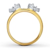 Thumbnail Image 1 of Previously Owned Diamond Enhancer Ring 1/4 ct tw Baguette & Round-cut 14K Yellow Gold