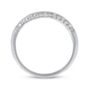 Thumbnail Image 1 of Previously Owned Wedding Band 1/8 ct tw Round-cut Diamonds 14K White Gold