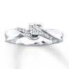 Thumbnail Image 0 of Previously Owned Diamond Promise Ring 1/8 ct tw Round Sterling Silver