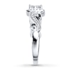 Thumbnail Image 2 of Previously Owned Diamond Ring 5/8 ct tw Princess & Round-cut 14K White Gold