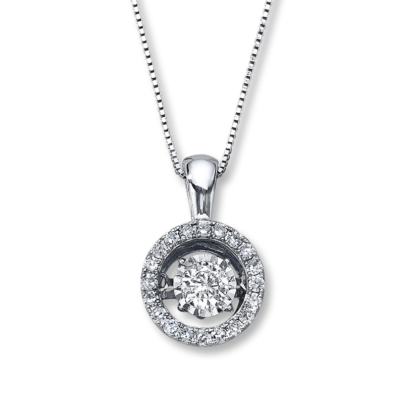 Previously Owned Unstoppable Love Diamond Necklace 1/2 ct tw 14K White Gold 18"
