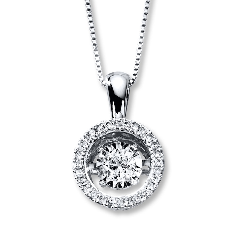 Previously Owned Unstoppable Love Diamond Necklace 3/4 ct tw 14K White Gold 18"