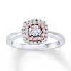 Thumbnail Image 0 of Previously Owned Ring 1/5 ct tw Round-cut Diamonds Sterling Silver & 10K Rose Gold